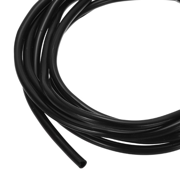 Uxcell 3 m Silicone Cable Sleeve Tubing, 5mm Black Silicone Tube Cord Organizer Wire Shielding Sheathing Wrap