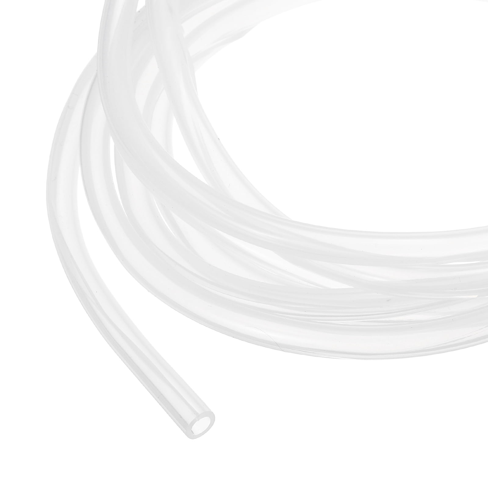 Uxcell 3 m Silicone Cable Sleeve Tubing, 5mm Clear Silicone Tube Cord ...