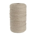 thumbnail image 1 of Uxcell 3 mm x 218 Yard Macrame Cord Soft Cotton Colored Crafts Yarn Rope Coffee, 1 of 7