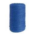 thumbnail image 1 of Uxcell 3 mm x 218 Yard Macrame Cord Soft Cotton Colored Crafts Yarn Rope Sapphire Blue, 1 of 7
