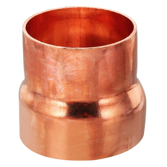 Uxcell 3" to 2 5/8" ID Copper Reducer, Copper Reducing Coupling Pressure Fitting Pipe Tube Connector Adapter