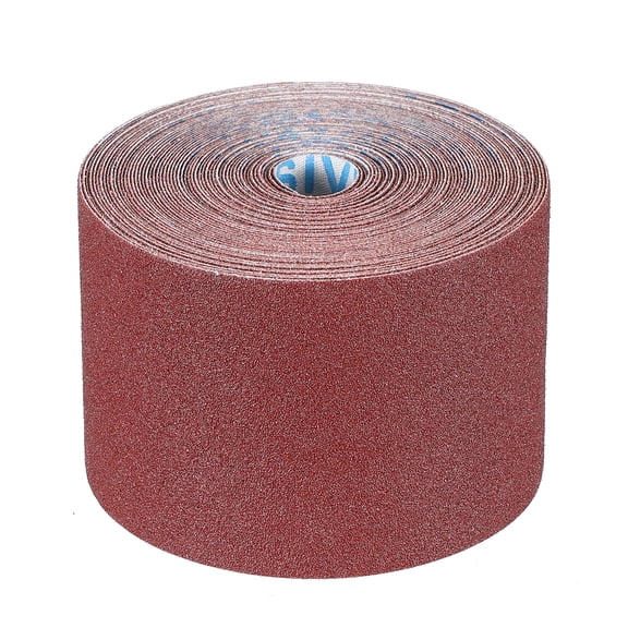 Uxcell 3" x 10Ft Sandpaper Roll, 240 Grit Emery Cloth Roll Abrasive Sandpaper Aluminum Oxide Sand Paper for Wood Furniture Floor Automotive Plumbing Finishing Metal Polishing