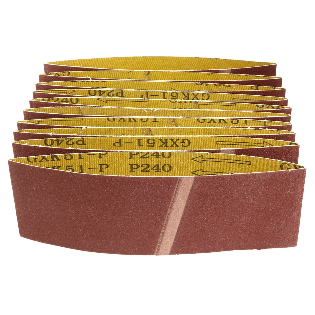Uxcell 3" x 18" 240 Grit Lapped Joint Aluminum Oxide Sanding Belts 10