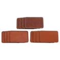 thumbnail image 1 of Uxcell 3" x 2" PU Leather Hat Patches, 30 Pcs Rectangle, Dark Brown,Brown,Retro Brown, 1 of 5