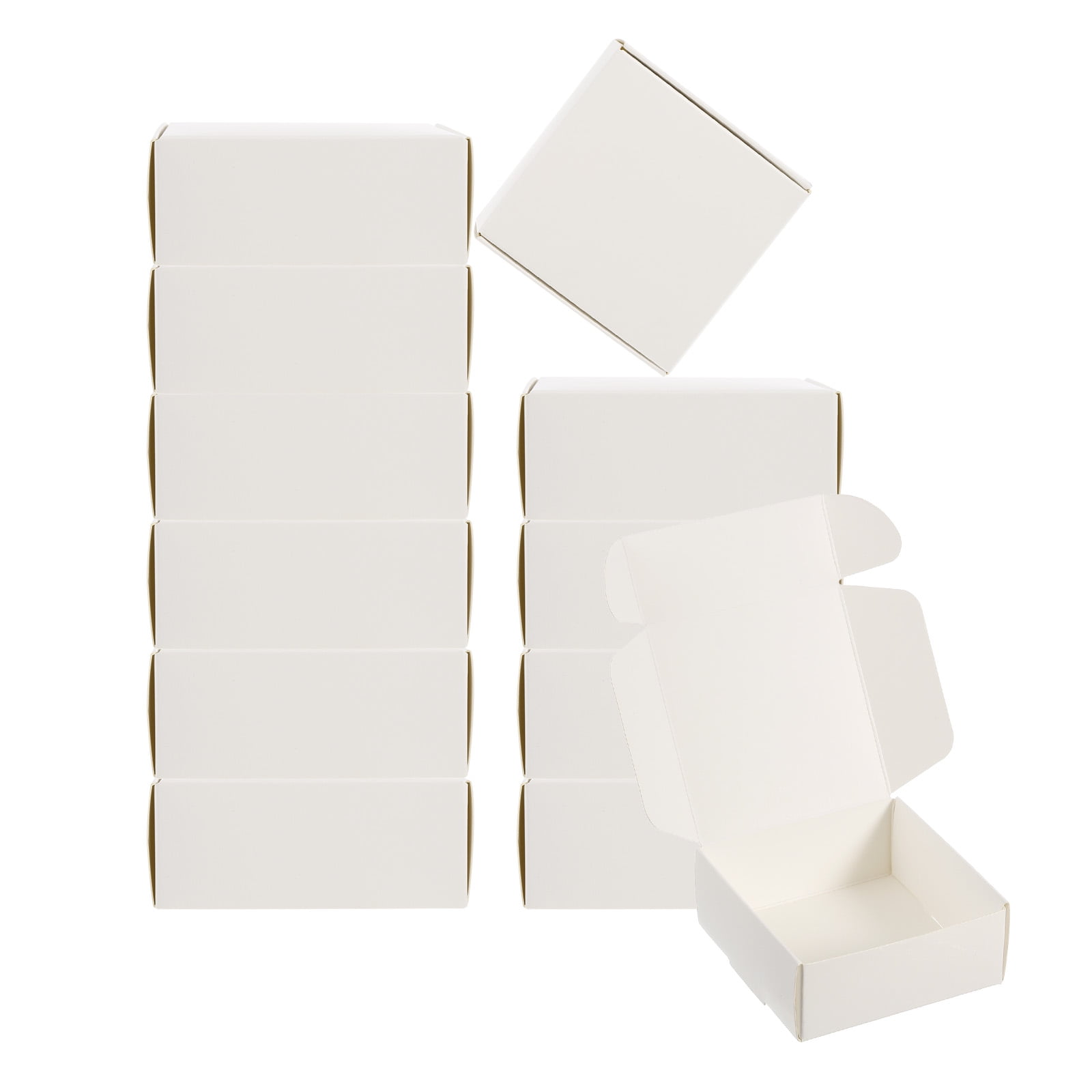 Uxcell 3"x3"x1.5" Paper Soap Box Homemade Soap Boxes Square Presents ...