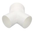 thumbnail image 1 of Uxcell 3"x3"x4" ABS 3 Way Duct Splitter Reducer T Shape Ducting Tube Increaser, 1 of 5