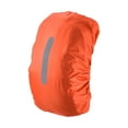thumbnail image 1 of Uxcell 30-40L Waterproof Backpack Rain Cover with Vertical Reflective Strap, S, Orange, 1 of 5