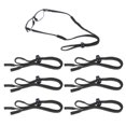 thumbnail image 1 of Uxcell 30-50cm Glasses Lanyard for Men Women, Adjustable Eyeglasses Strap Retainer Neck Holders Cord, Black 6 Pcs, 1 of 6