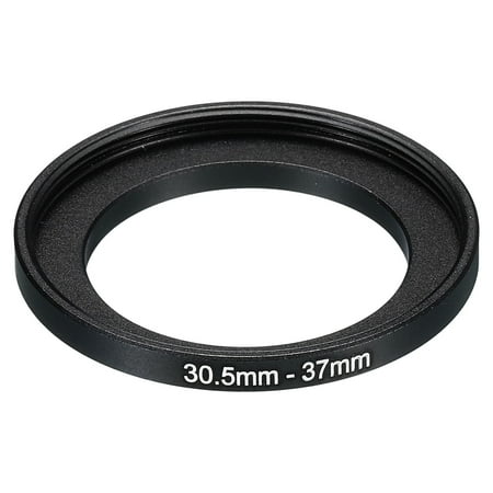 Uxcell 30.5mm-37mm Metal Step Up Ring, Camera Lens Filter Adapter Ring for Camera Lenses Hood, Black