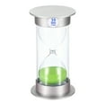 thumbnail image 1 of Uxcell 30 Minute Sand Timer, Sandy Clock, Count Down Sand Glass, Green Sands, 1 of 5