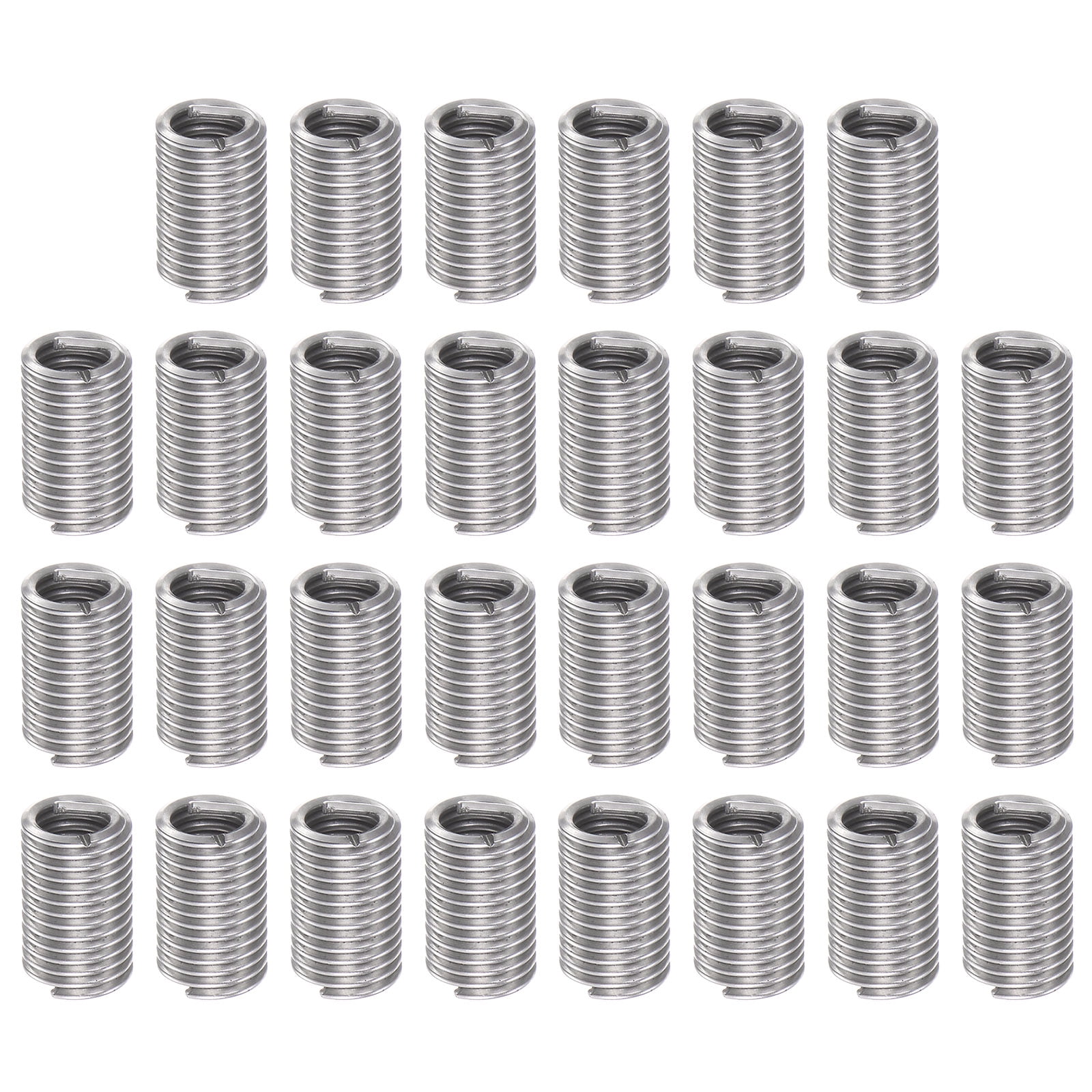Helical Wire Insert Uxcell M3x0.5mmx9mm 304 Stainless Steel Helical Coil Wire Thread Insert ...