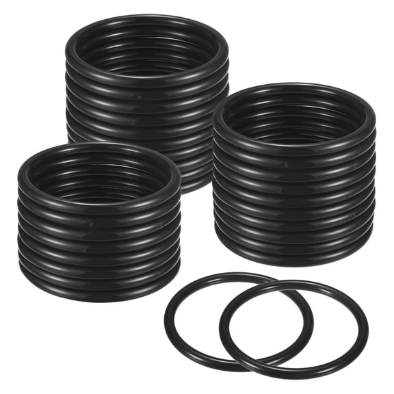 Uxcell 30-Pack Dream Catcher Rings,4.7 Inch Plastic Macrame Wreath Floral Round Rings for DIY Wedding Wreath Black 0.35 Inch