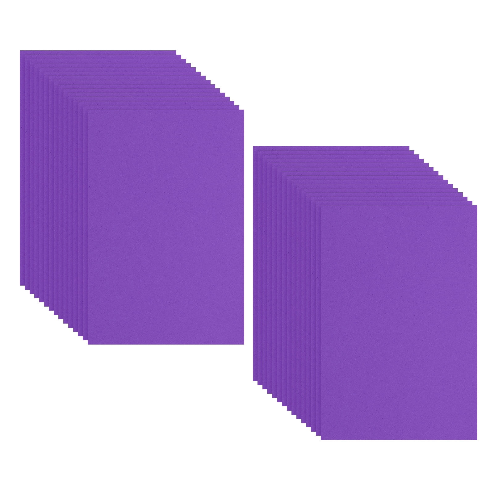 Uxcell 30 Pack EVA Foam Sheets, 12" x 8" 2mm Thick Foam Sheets Crafts Foam Paper, Dark Purple