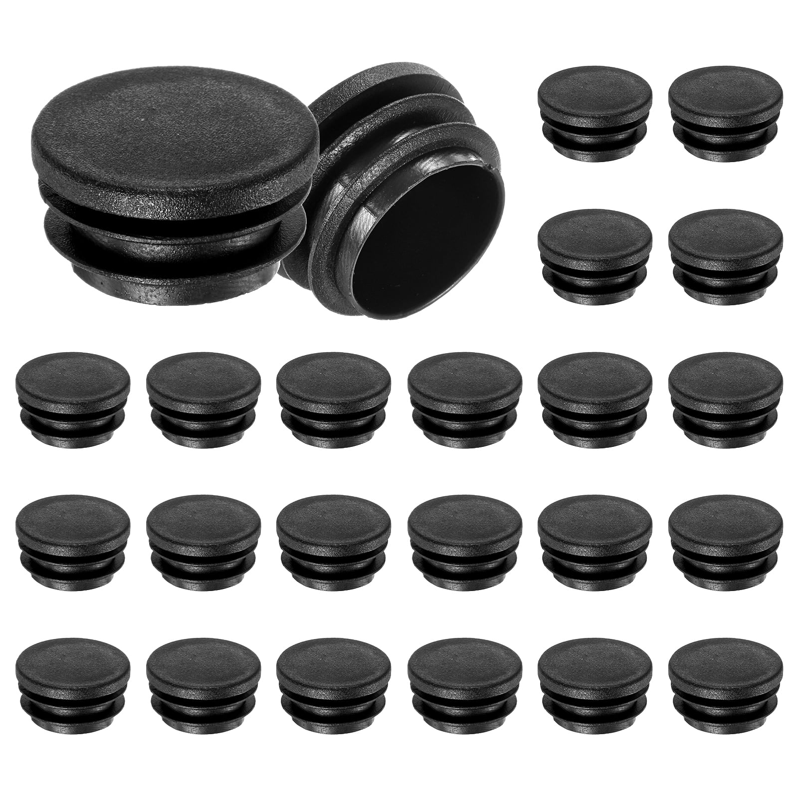 Uxcell 30 Pack Round Plastic Plug, 1.3 Inch Furniture Tube Inserts for ...