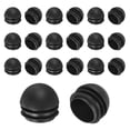 thumbnail image 1 of Uxcell 30-Pack Spherical Plastic Hole Plugs, 1.25" (32mm) Plastic Tubing End Caps for Patio/Chairs/Fences, Metal Tubing Leg Cap, 1 of 7