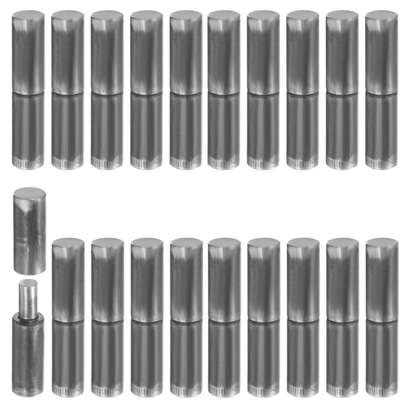 Uxcell 30 Pack Weldable Barrel Hinges, 2-3/4" x 9/16" Carbon Steel Heavy Duty Detachable Weld on Door Hinges for Metal Gate Swing Door Trailer Ramp