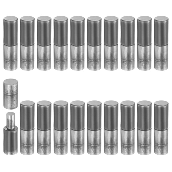 Uxcell 30 Pack Weldable Barrel Hinges, 2-3/8" x 5/8" Carbon Steel Heavy Duty Detachable Weld on Door Hinges for Metal Gate Swing Door Trailer Ramp