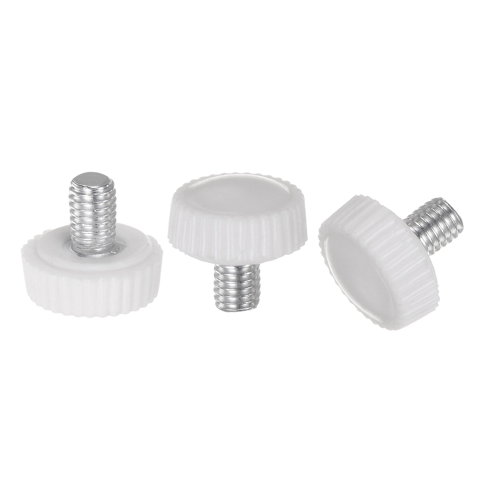 Uxcell 30 Packs M5 x 9mm Metric Male Thread Knurled Knobs Thumb Screw ...