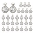 thumbnail image 1 of Uxcell 30 Pcs Alloy Watch Clock Charm Pendant, Dark Silver, 0.67 x 0.5 Inch, 1 of 3