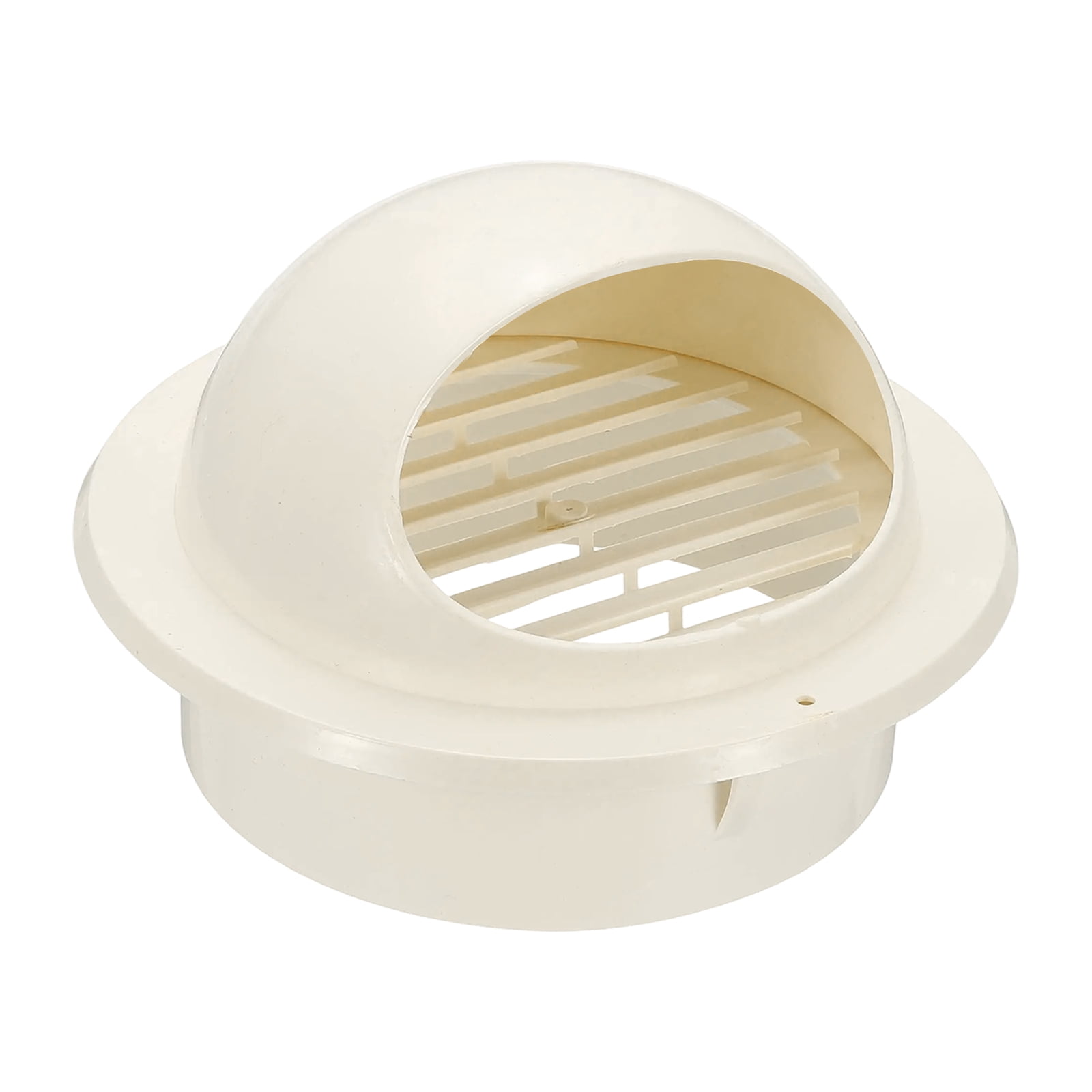 Uxcell 30Pcs Drain Pipe Vent Cap, 2 Inch Vent Pipe End Cap Cover Roof Air Vent Grille Round Chimney Cap Air Vent Covers for HVAC Drain Filter Ventilation Fireplace Exhaust, White