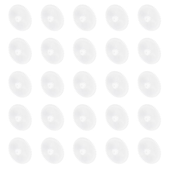 Uxcell 50 Pcs Plastic Gears 50 Teeth Plastic Motor Gear Model 50102A Reduction Gear for RC Car Model DIY Robot (White, Module 0.5)