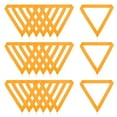 thumbnail image 1 of Uxcell 30 Pcs Polyester Striped Award Neck Ribbons with Snap Clips, Gold, 1 of 7