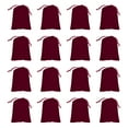 thumbnail image 1 of Uxcell 30 Pcs Velvet Drawstring Bags, 9 x 7 Inch Large Velvet Cloth Jewelry Gift Pouches with Drawstring, Favor Candy Bag Dust Bag for Wedding Birthday Party Christmas, Wine Red, 1 of 6