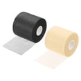 thumbnail image 1 of Uxcell 30 Yard PU Tennis Badminton Racket Grip Cushion Wrap Tape Backing Film, Black/Beige 2 Pack, 1 of 6
