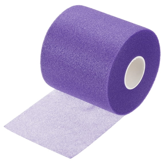 Uxcell 30 Yard PU Tennis Badminton Racket Grip Cushion Wrap Tape Backing Film, Purple