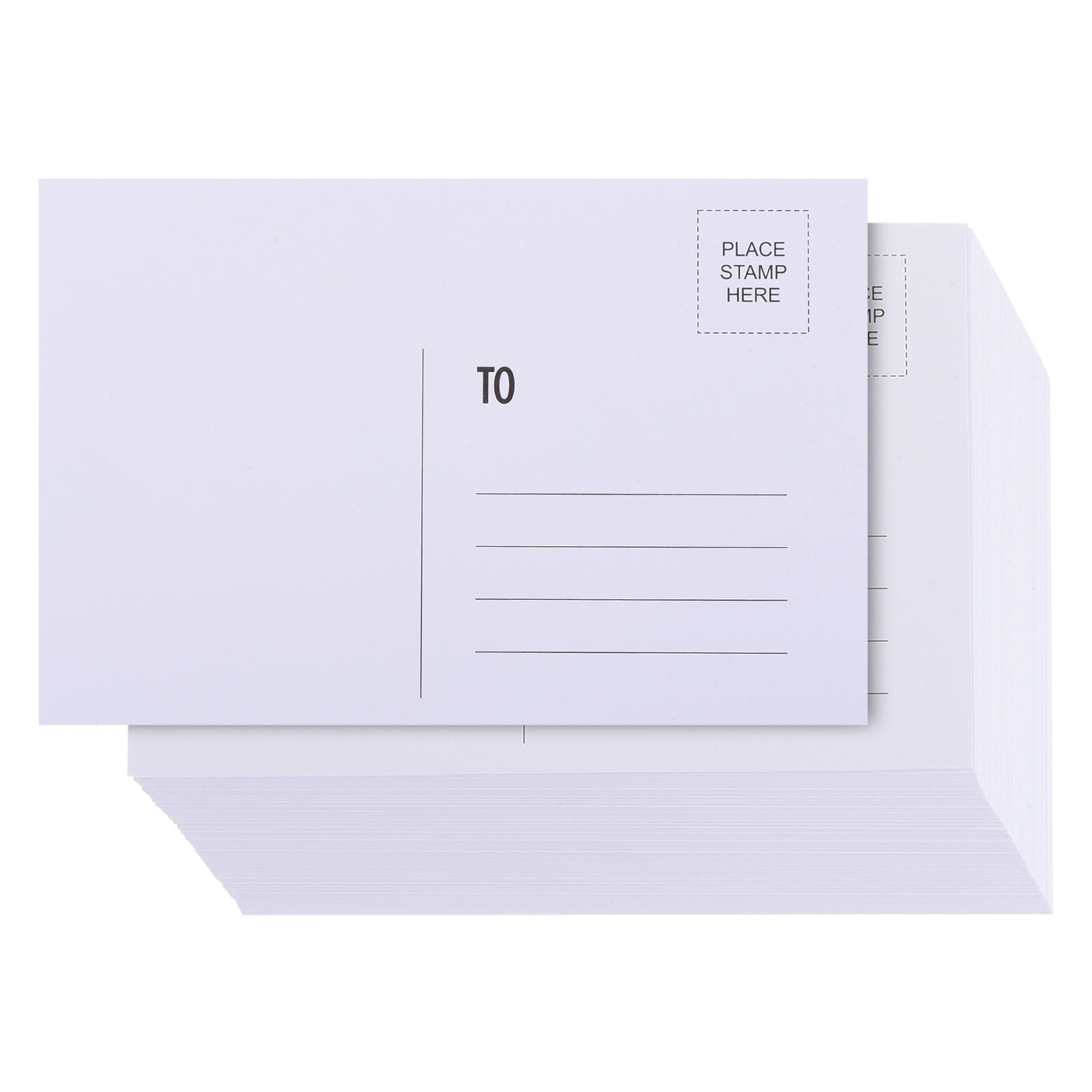 Uxcell 300 Pack Blank Postcards for Mailing, 4 x 6" Double Sides Blank