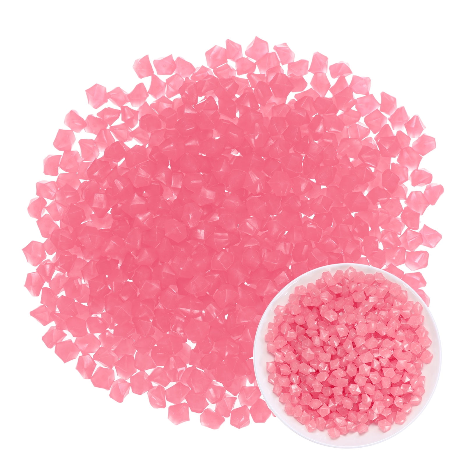 Uxcell 300-Pack Glow in the Dark Rocks, 0.51