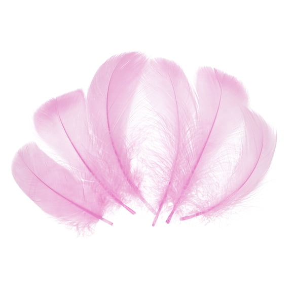 Uxcell 300 Pack Lavender Pink Craft Feathers, 2-4 Inch Colored Feathers for Crafting, Fluffy Feather Bulk for DIY Crafts, Dream Catcher Supplies, Wedding Party Decoration