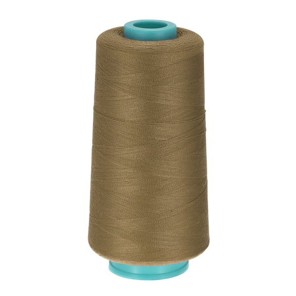 Uxcell 3000 Yards 40S/2 All-Purpose Polyester Sewing Thread (Brown)