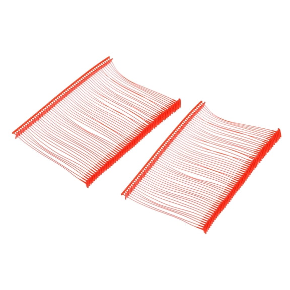 Uxcell 3000Pcs Standard Tag Gun Fasteners 2.8x0.3" Red Garment Tag Barbs Attachments