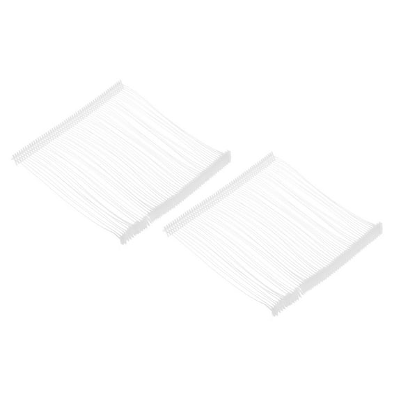 Uxcell 3000pcs Standard Tag Gun Fasteners 4.1x0.3 Inch White Garment Tag Barbs Attachments