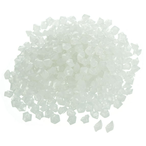 Uxcell 300 Pack Glow Rocks 8-10mm Glow Pebbles Decoration in the Dark Luminous Stones Decor DIY Decorative White