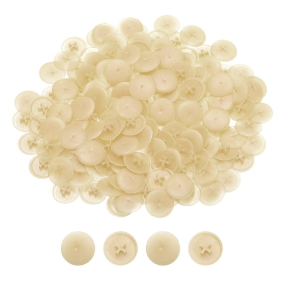 Uxcell 300Pcs Plastic Screw Caps for Phillips Screws Head, 17mm Screw Cap Covers, Maple