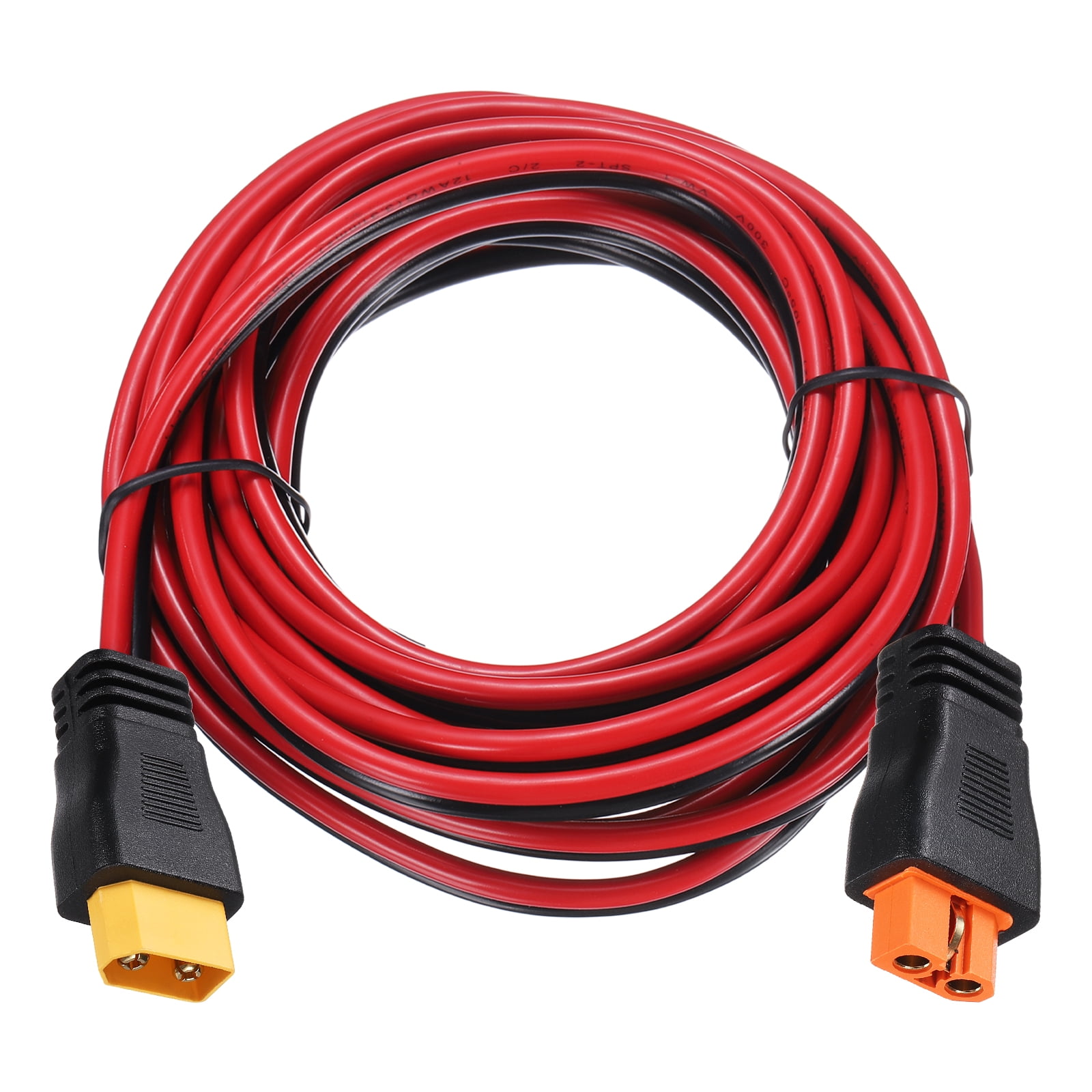 Uxcell 300VDC XT60 Extension Cable, 12AWG 10FT XT60i Female to XT60 Male Connector Cable for RC Battery Portable Power Station Solar Panel FPV Drone