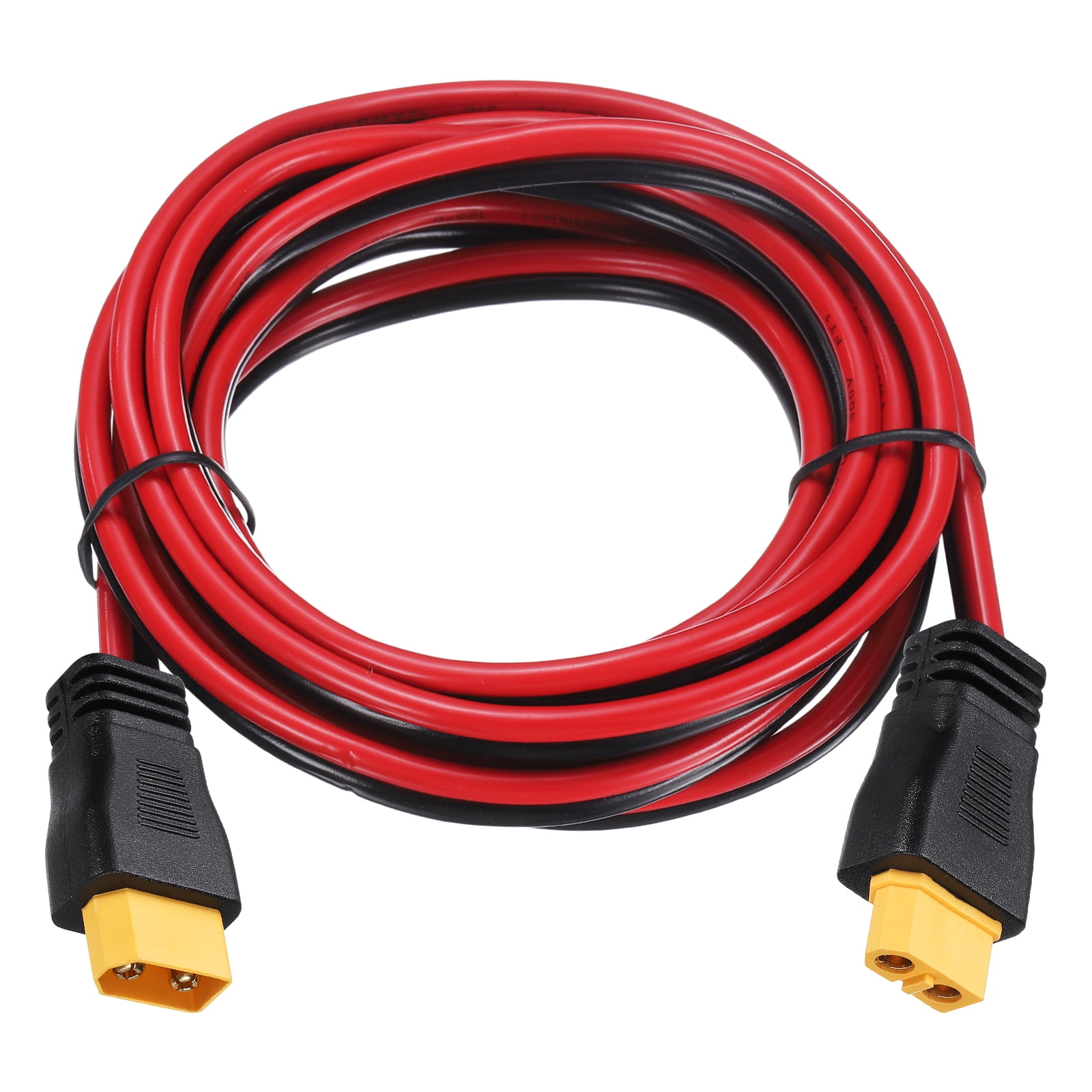 Câble XT60 Mâle-femelle 12 AWG 1 M – Fusible 30 A – Pour Drones, Vélos électriques, Chargeurs Lipo – Extension Robuste