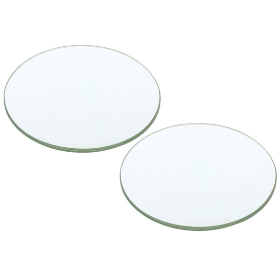 Uxcell 300mm Focal Length Double Convex Lens, 2 Pack 100mm Diameter 11mm Height Glass Optically Lens, Clear