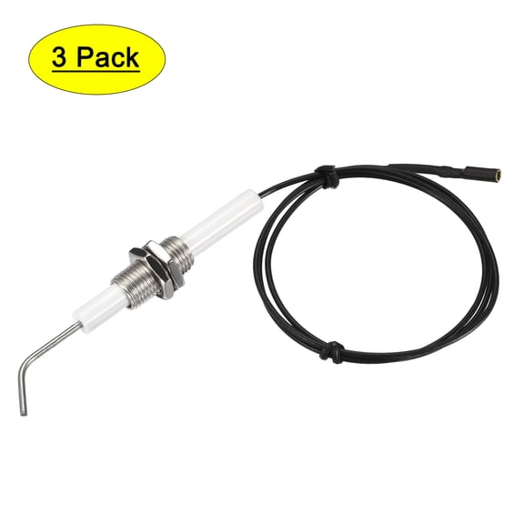 Uxcell 300mm Length Gas Grill Ignitor Wire Ceramic Electrode Assembly 3 Pack
