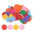 thumbnail image 1 of Uxcell 300pack Round Felt Circles, 30mm 1-1/4" Craft Felt Pads Non-Woven Fabric Pad for DIY Sewing Mixed Color, 1 of 5