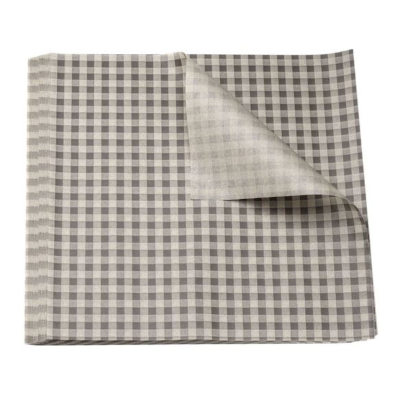Uxcell 300pcs Square Checkered Wax Paper Sheets 11.81" x 11.81" Oil-absorbing Dry Food Wrapping Paper for Sandwich Baking Paper Liners Picnic Basket Bread Hamburger Wrap Kitchen, Brown
