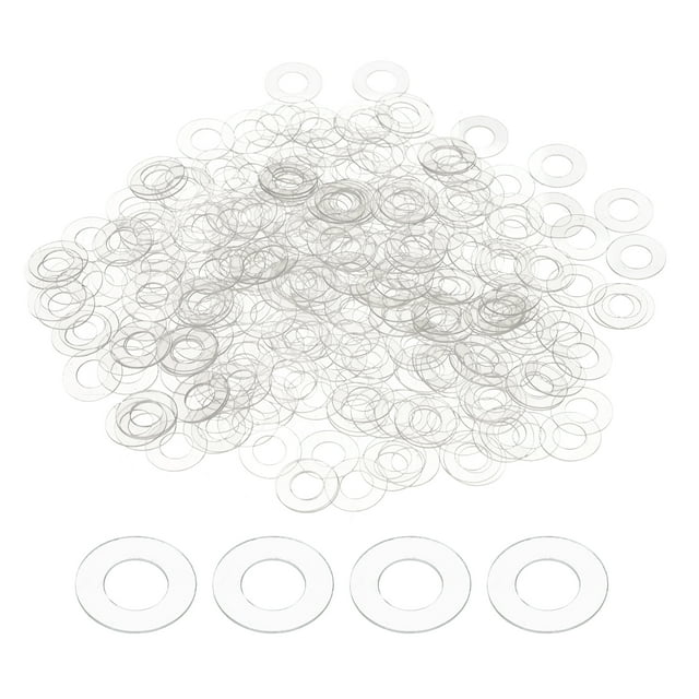 M5x10mm Silver Flat Washers Pack A2 Stainless Steel Flat Washer M5 X ...