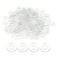 thumbnail image 1 of Uxcell 300Pcs M4 Flat Washers 4mm ID 8mm OD 1mm Thick Sealing Gasket Ring Spacer Water Hose Washers Replacement for Water Pipe Hose, 1 of 7