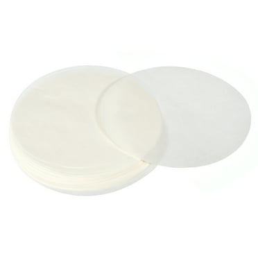 Uxcell 300pcs Parchment Paper Rounds, 5 inch Non Stick Baking Paper Liners for Baking Grilling Air Fryer Steaming, White