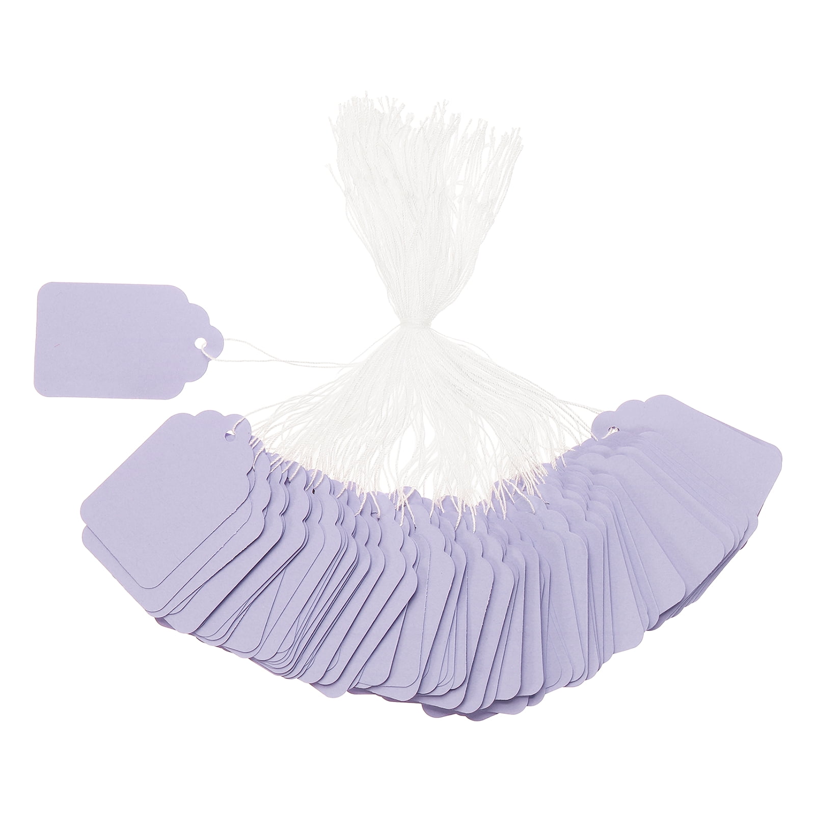 Uxcell 300pcs Price Tags with String Attached (1.9