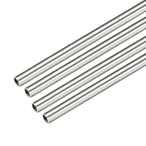 Uxcell 4Pcs 304 Stainless Steel Capillary Tube 2.2mm ID 3.2mm OD 30cm Long 0.5mm Wall 2.35mm ID 3.2mm OD