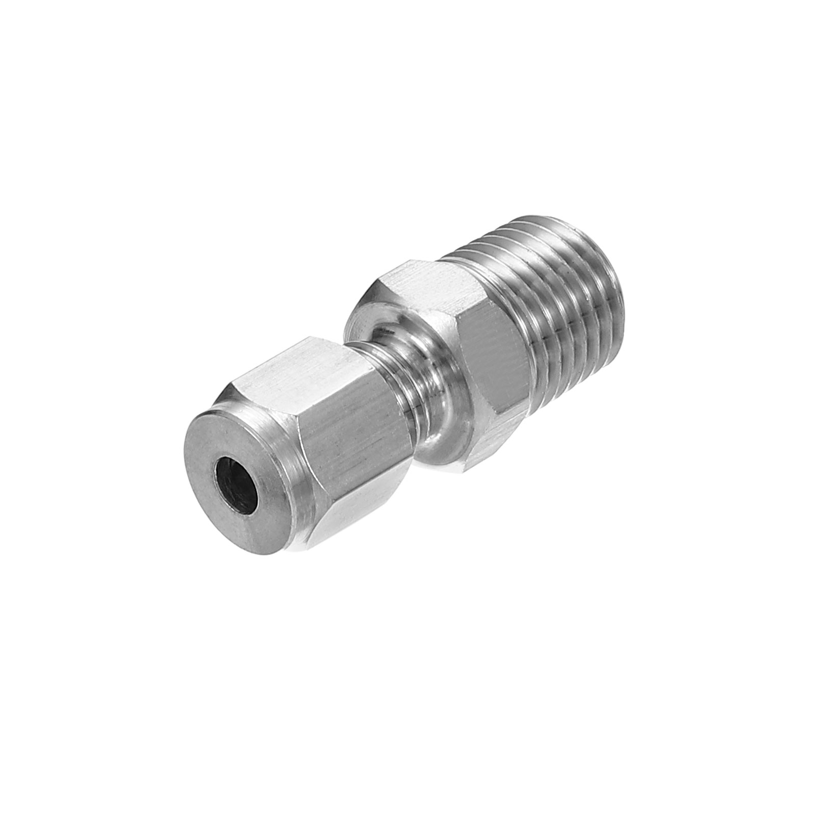 Uxcell 304 Stainless Steel Compression Tube Fitting, Double Ferrules ...