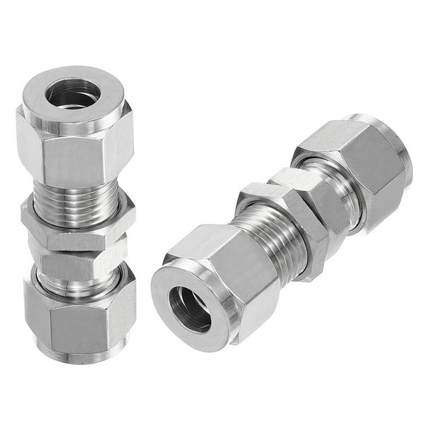 U　38 Uxcell 304 Stainless Steel Double Ferrule Compression Tube Fitting